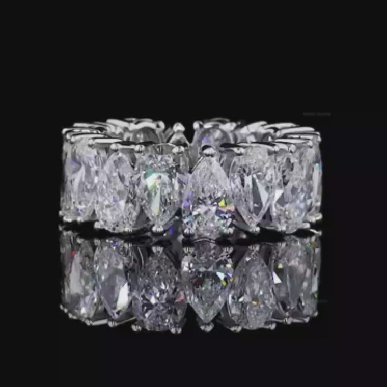Pear Cut Eternity Wedding Band video