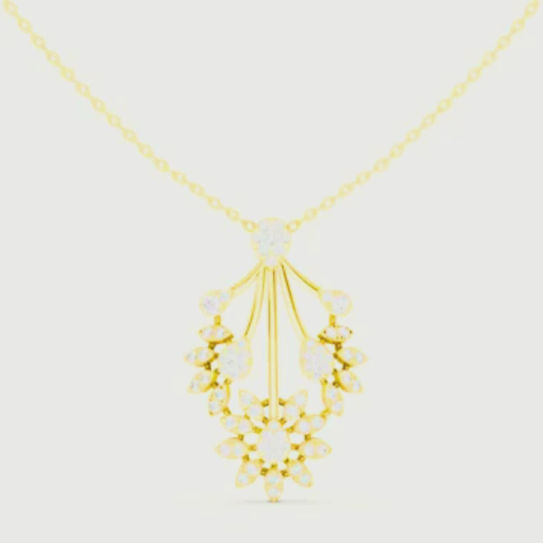 Floral Drop Pendant video
