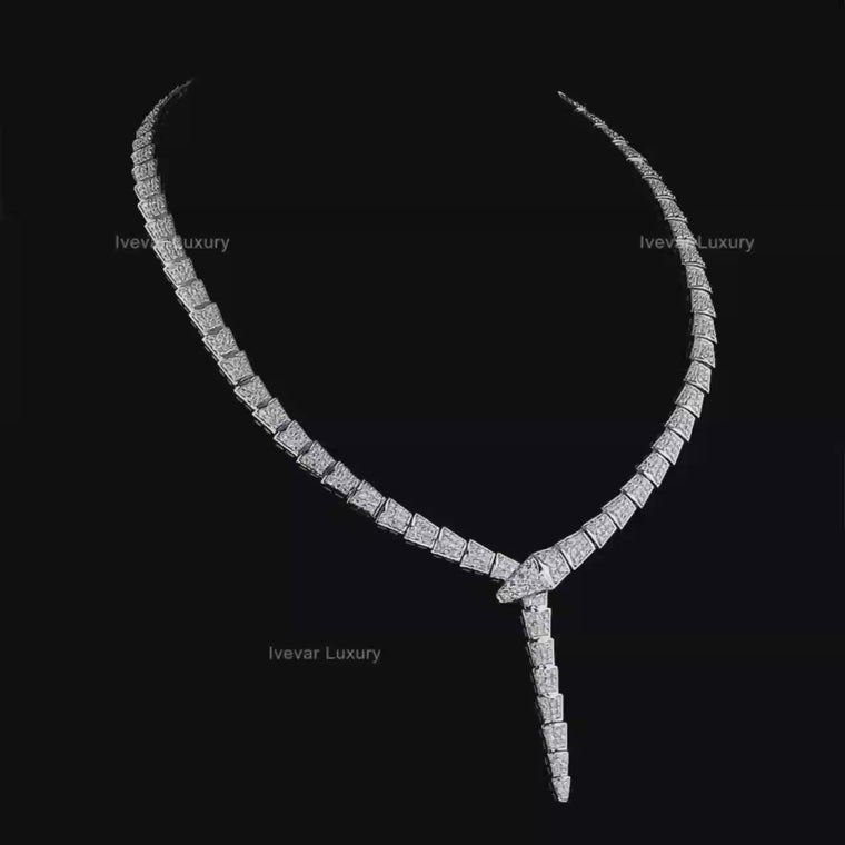 Custom 925 Sterling Silver Snake Shape Chain video