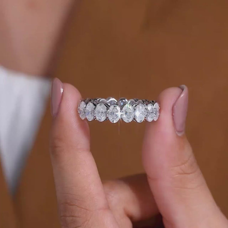 Oval Cut Eternity Band video