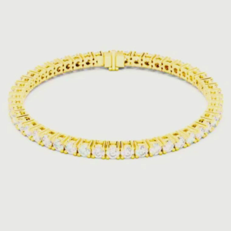 Round Tennis Bracelet video