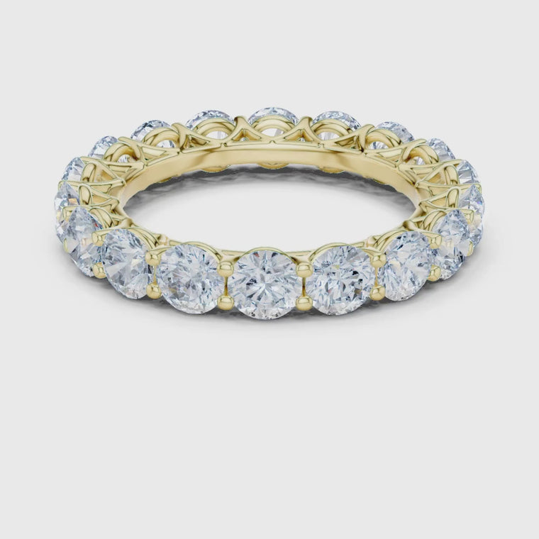 Round Full Eternity Band In Shared Prong Setting video