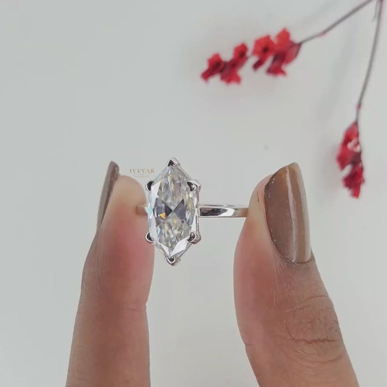Dutch Marquise Solitaire Engagement Ring video