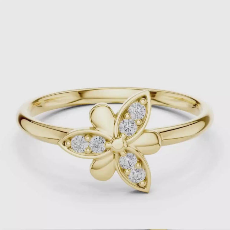 Round Cluster Promise Ring video
