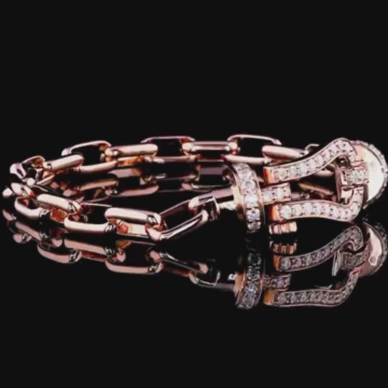 Nautical Shackle Paperclip Link Bracelet video