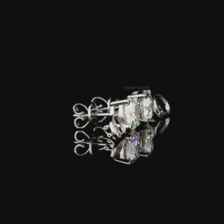 Desire Round Stud Earrings Custom Jewelry video