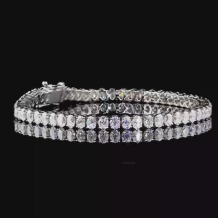 Oval Cut Tennis Bracelet video