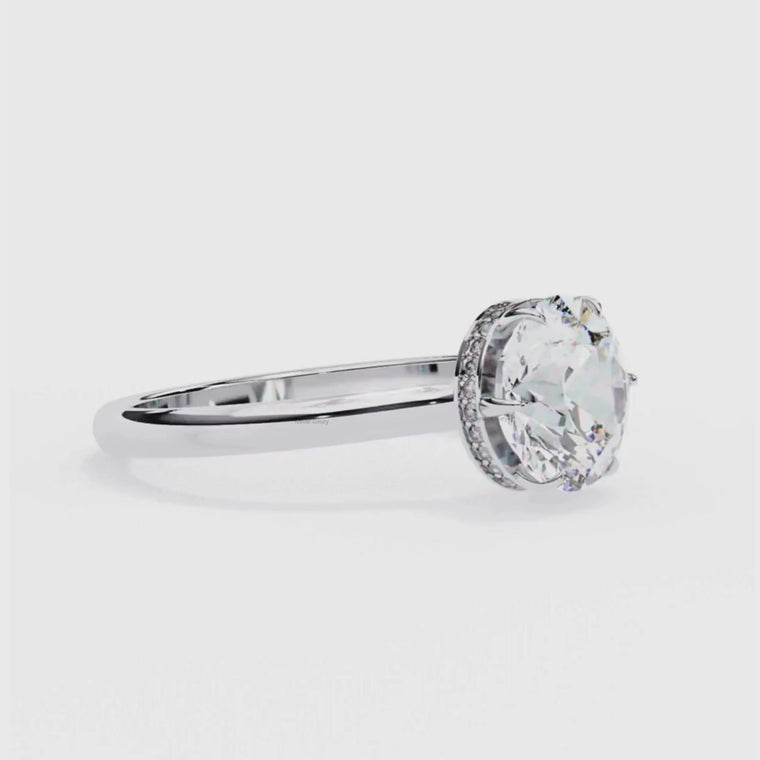 Round Brilliant Solitaire Promise Ring video