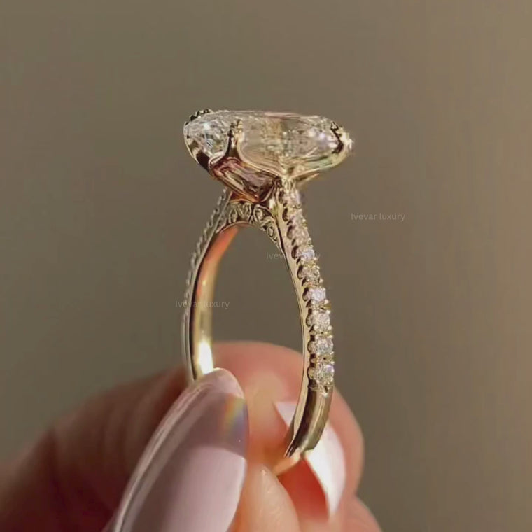 Oval Cut Engagement Ring video