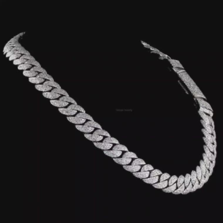 Custom Interlocking Geometric Link Micro Chain video