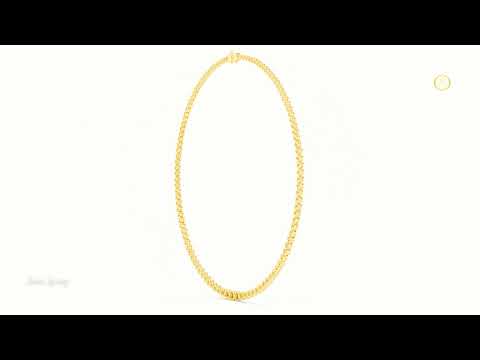 11.00 TCW Dazzling Moissanite Luxury Round Cut Bezel-Set Diamond Tennis Necklace For Special One