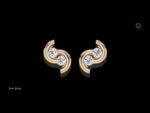 1.87 CT Sparkling Round Cut Moissanite Diamond Stud Earrings Stackable & Trendy For Her