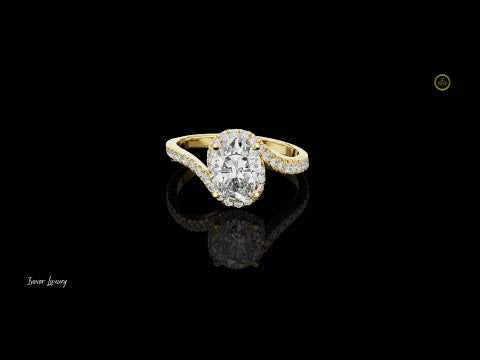 0.70 CT Dazzling Moissanite Oval Cut Diamond Ring For Anniversary Ring