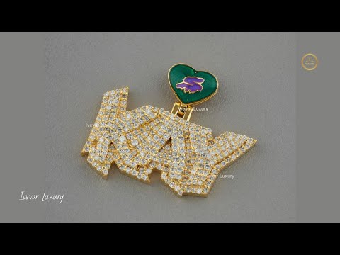 Hip Hop Lab-Grown Diamond Cross Pendant VVS1 Clarity 925 Silver Ivevar