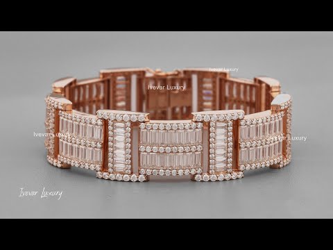 Custom Moissanite Diamond Personalized Bracelet by Ivevar