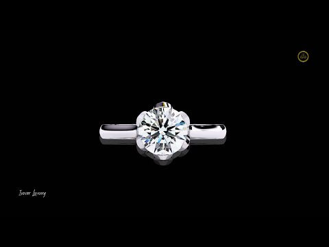 1.56 CT Classic Round Cut Brilliant Moissanite Diamond Solitaire Ring Unmatched Elegance