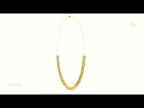 3.55 CT Bright Moissanite Oval Cut Diamond Necklace Graceful Brilliance in a Classic Design