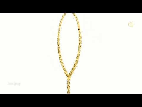 0.88 CT Stunning Moissanite Emerald Cut & Mixed Cuts Y-Style Diamond Necklace with A Statement of Royal