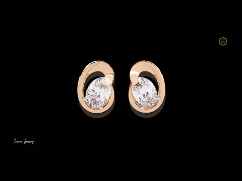 1.32 TCW Stunning Oval Cut Moissanite Diamond Stud Earrings Timeless Elegance for Every Occasion