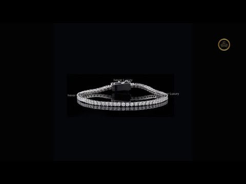 Exclusive Bespoke Lab-Grown Diamond Bracelet Custom Design by Ivevar