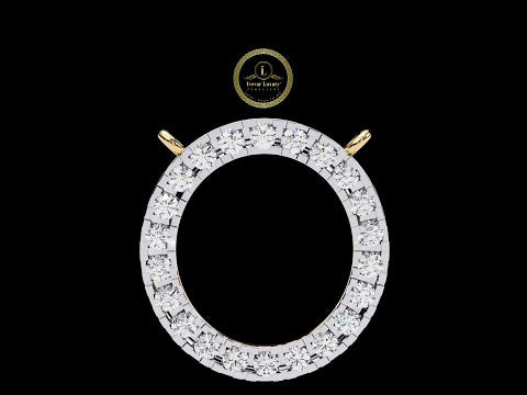 0.34 TCW High Quality Round Cut Moissanite Diamond Pendant that displays Infinite Elegance