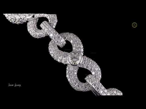 Fully Iced-Out Custom Cuban Link Chain with Lab Grown Diamond Accents