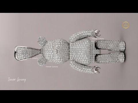 Custom Made Lab Grown Diamond Pendant Necklace by Ivevar