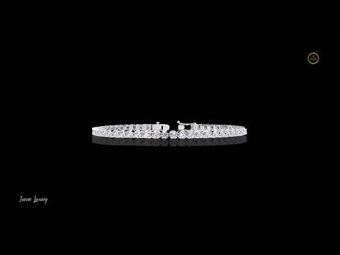 2.62 TCW Minimalist to Maximalist Trendy Lab Grown Diamond Aurora Luxe Tennis Bracelet