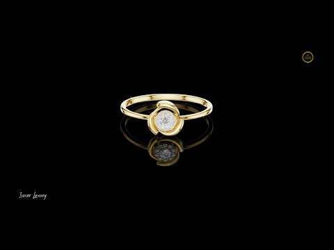 0.05 CT Gold Petal Bloom Lab Grown Diamond Cluster Ring A Delicate Floral Sparkle by Ivevar Luxury
