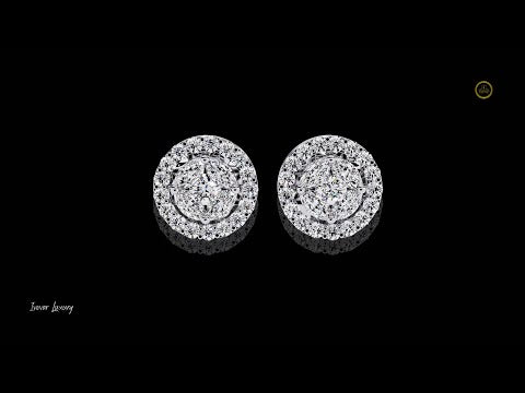 0.88 CT Affordable Luxury Moissanite Round Cut Diamond Stud Earring Tiny but Brilliant for Daily Wear