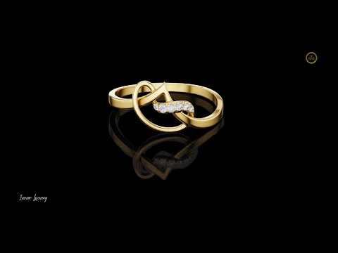 0.50 TCW Infinity Ring with Sparkling Round Cut Moissanite Diamonds Symbol of Eternal Love