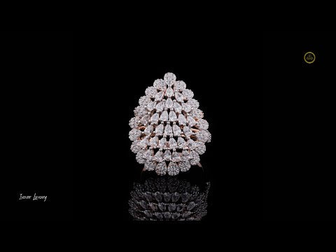 1.00 CT Teardrop Affordable Moissanite Pear Cut Diamond Rings Luxury for Someone Special