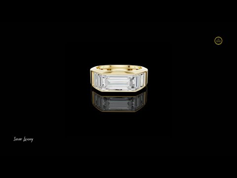 2.33 CT Architectural Baguette Lab Grown Diamond Statement Band with Precision-Set Geometry