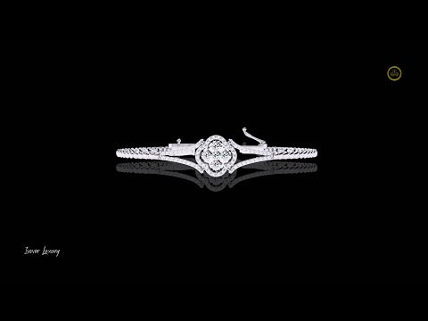 0.50 TCW Opulent Bloom Bracelet with Intricate Floral Moissanite Diamond Exquisite Artisan Craftsmanship