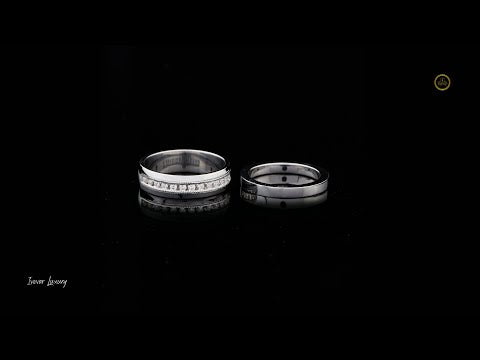 2.10 TCW Luxury Solid Gold Moissanite Round Cut Diamond Wedding Band for Wedding Proposals