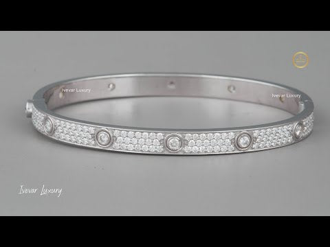 Moissanite Tennis Bracelet VVS Diamond Jewelry By Ivevar