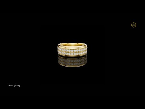 0.57 TCW Exquisite Dual Row Lab Grown Diamond Eternity Band A Symbol of Enduring Luxury