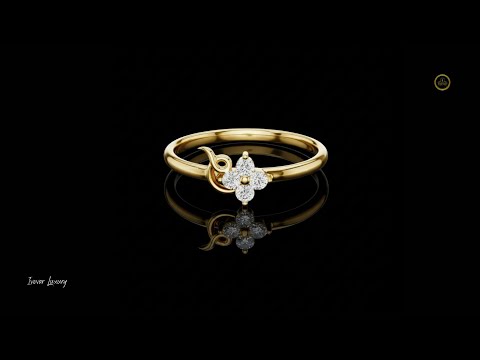 0.072 TCW Bold Beauty Moissanite Round Cut Diamond Ring For Still Love