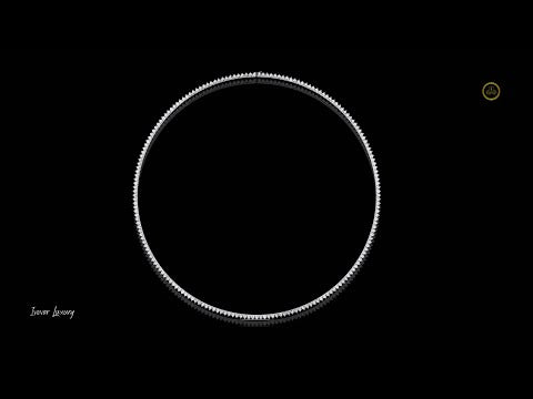 5.70 TCW Sparkling Round Cut Lab Grown Diamond Sleek & Stylish Necklace for Her