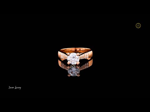 1.01 CT Premium Luxury Lab Grown Round Cut Diamond Engagement Ring in Rose Gold for Her