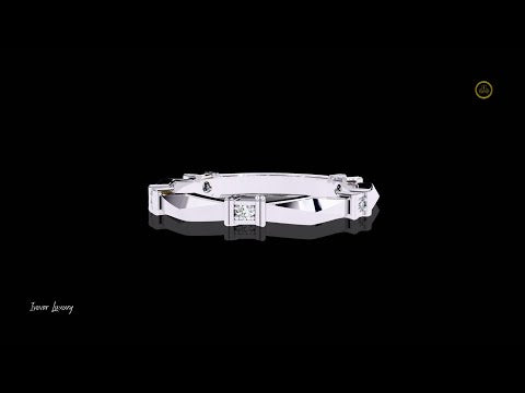 0.06 TCW Better Handmade Vintage Lab Grown Round Diamond Band For Soft Tomorrow