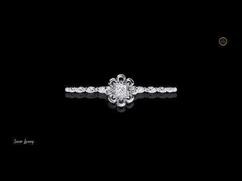 1.35 CT Enchanted Blossom Princess Cut Moissanite Diamond Bracelet of Timeless Elegance