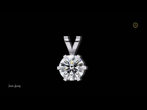2.14 TCW Unique Round Cut Lab Grown Diamond Pendant Design for Women Stand Out in Style
