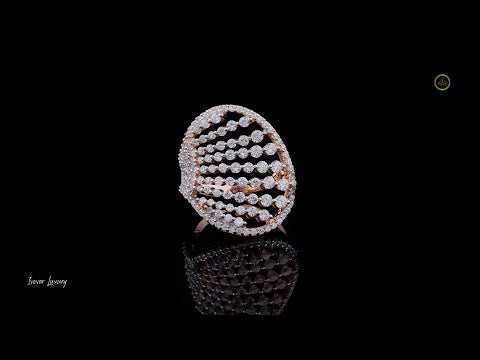 2.20 TCW Unique Round Cut Moissanite Diamond Engagement Ring Premium by Ivevar For Quiet Days