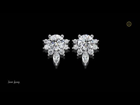 0.68 TCW Sustainable Sparkle Top Luxury Moissanite Marquise Cut Diamond Earring For Soft Corner