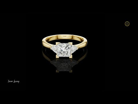 1.00 CT Precious Moissanite Princess Cut Diamond Ring For Still Love