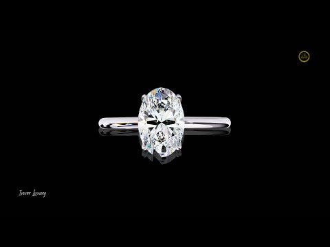 1.20 TCW Wedding Ring with Moissanite Oval Cut Diamond Elegant & Matching Sets