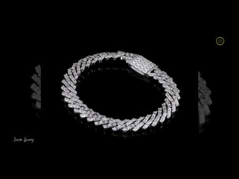 For Men Full Round Miami Cuban Trending Lab Grown Braclate By ivevar.