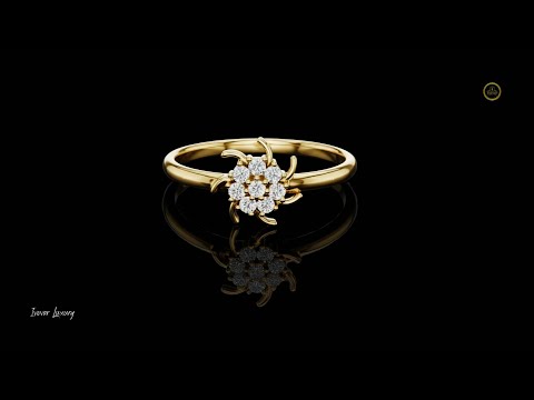 0.08 TCW Eternal Lab Grown Round Cut Diamond Ring For Dazzleline