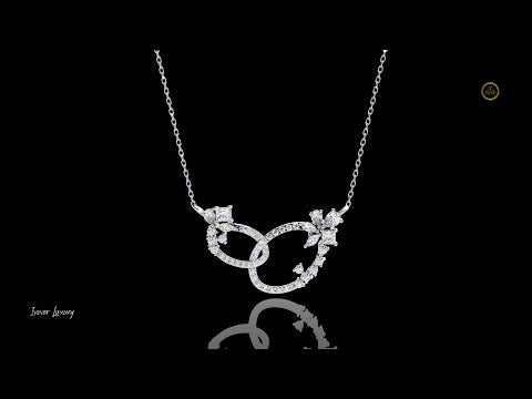 0.73 TCW Heirloom Princess Cut Lab Grown Diamond Necklace Unforgettable Gift for Mother